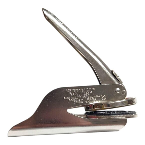 OFFICIAL Notary Pocket Embossing Seal Stamp Press Made In USA - Picture 2 of 7
